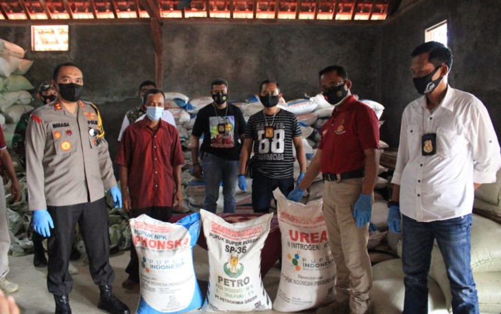 Polres Blora Polda Jawa Tengah berhasil mengamankan 14,95 Ton pupuk bersubsidi