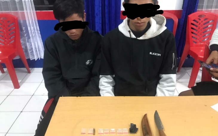 Dua Pria dan Barang Bukti Diamankan 