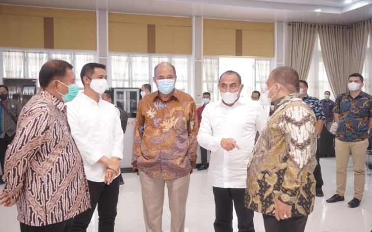 Sejumlah Pejabat Pemkot Tebing Tinggi Hadiri Rapat Koordinasi dan Supervisi KPK di Medan 