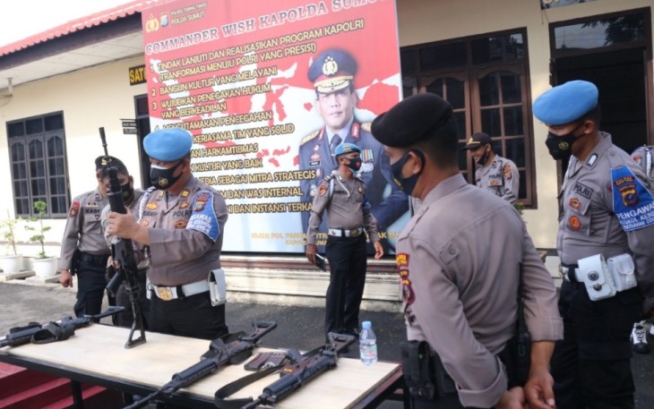Tim Gaktiplin Polda Sumut Lakukan Pemeriksaan ke Polres Tebing Tinggi 