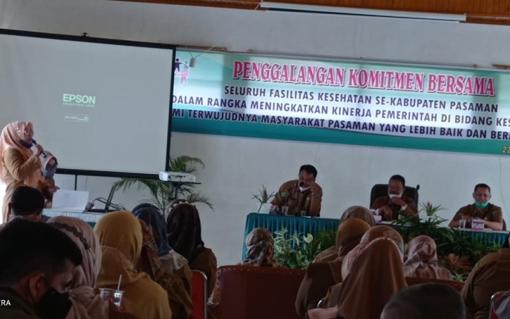 Faskes se-Kabupaten Pasaman Galang Komitmen Bersama Tingkatkan Pelayanan Kesehatan