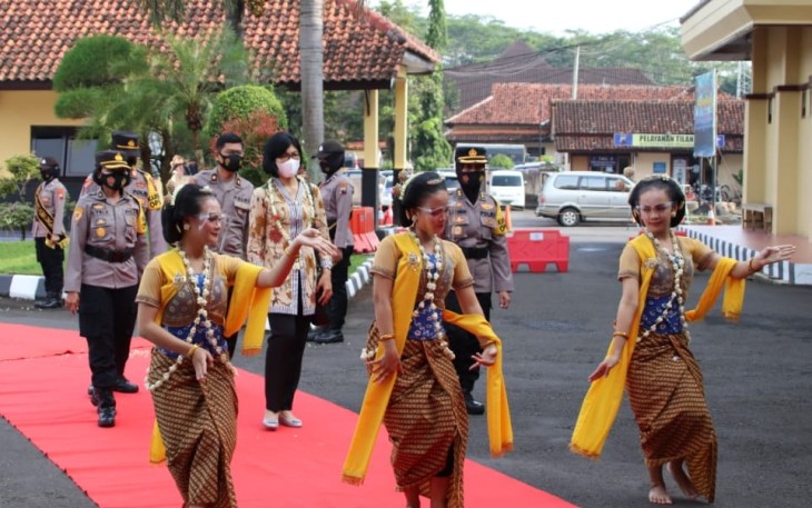 Polres Pekalongan menerima kunjungan Tim Penilai Internal dari Mabes Polri, Selasa (2/3/2021).