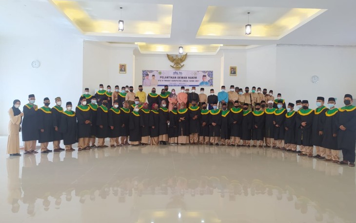 Bupati Lingga Lantik 78 Dewan Hakim STQ ke IX Tingkat Kabupaten 