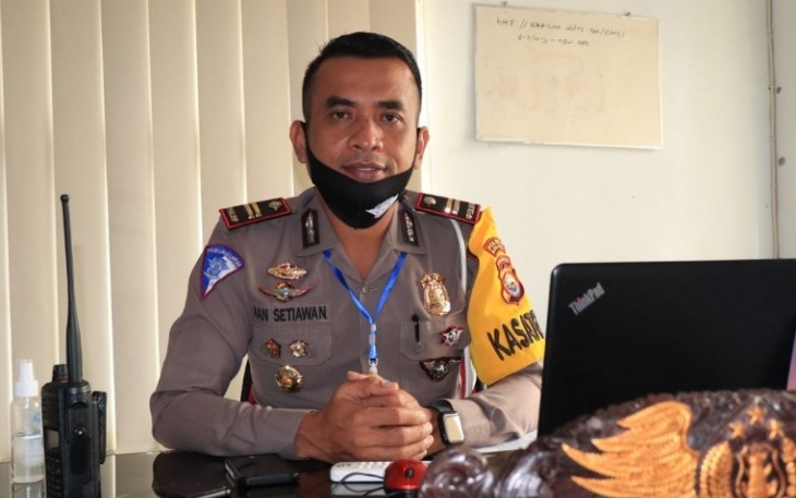 Kasat Lantas IPTU Aan Setiawan SSos MM