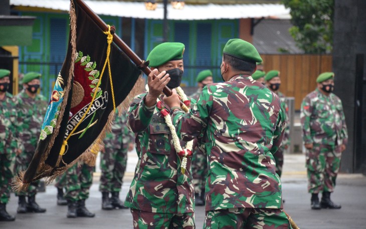 Korem 073/Makutarama Gelar Tradisi Lepas Sambut Pejabat Lama Dan Pejabat Baru
