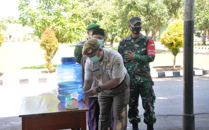 Korem 063/SGJ menggelar kegiatan Pembinaan Kerukunan Umat Beragama Korem 063/SGJ Triwulan – I TA. 2021 di aula Sunan Giri Komplek Korem 063/SGJ Jalan Brigjend Dharsono By Pas, Kota Cirebon, Kamis (08 April 2021).