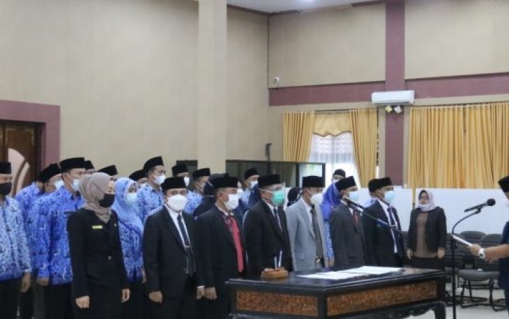 Perubahan Nomenklatur, 39 Pejabat Dikukuhkan Kembali