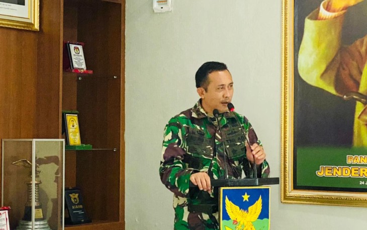 Komandan Komando Distrik Militer 0433/Bengkulu Utara Letkol Inf Agung P Saksono (Foto : Ismail) 
