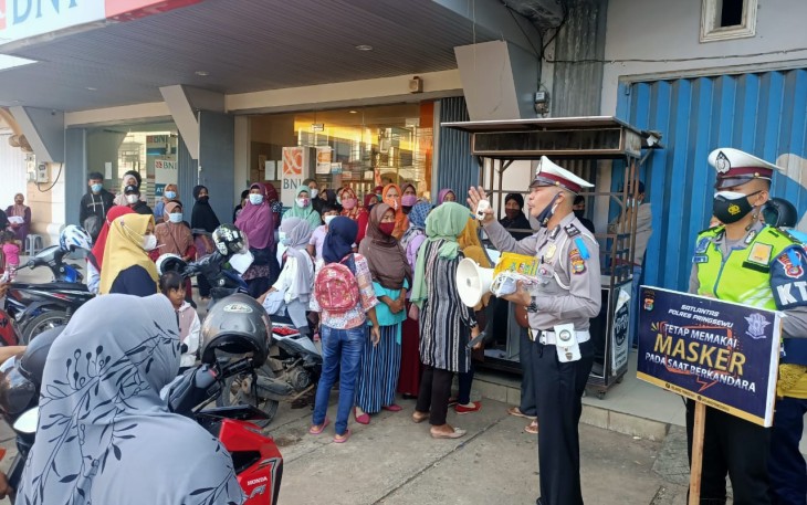 Satuan Polres Pringsewu Operasi Keselamatan Krakatau 2021