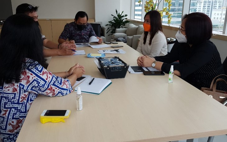 Ketua Komisi III DPRD Bitung Bersama Anggota Komisi Saat Sambangi Bapennas RI