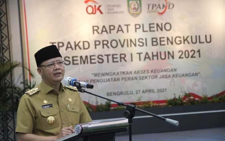 Gubernur Bengkulu Rohidin Mersyah  