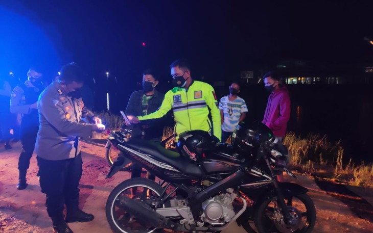 Polda Kalteng Gelar Patroli Blue Light