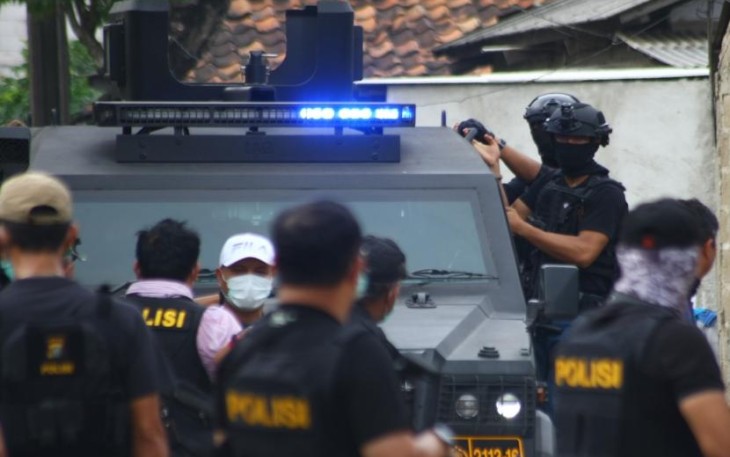 Densus 88 Tangkap Terduga Teroris di Jawa Tengah