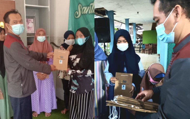 Berkah Ramadan UP Brantas Berbagi Santunan kepada Anak Yatim di Dua Pondok Pesantren