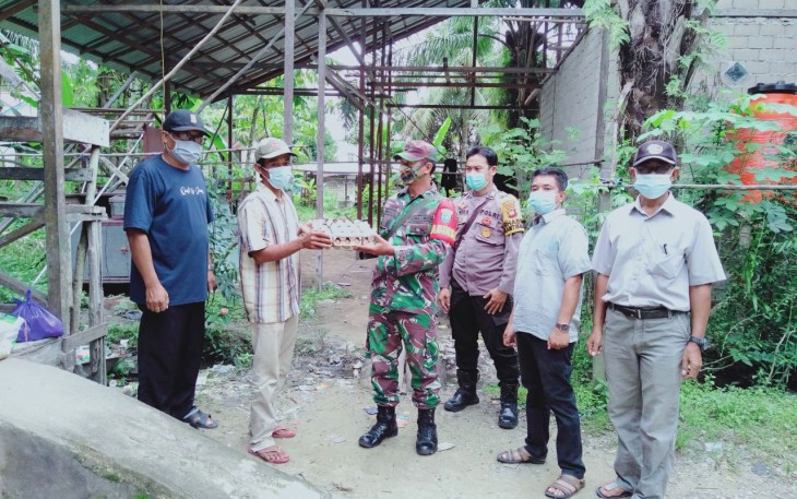 Tim Satgas Covid-19 Ngabang Sambangi Rumah Duka Pasien Terpapar Covid-19