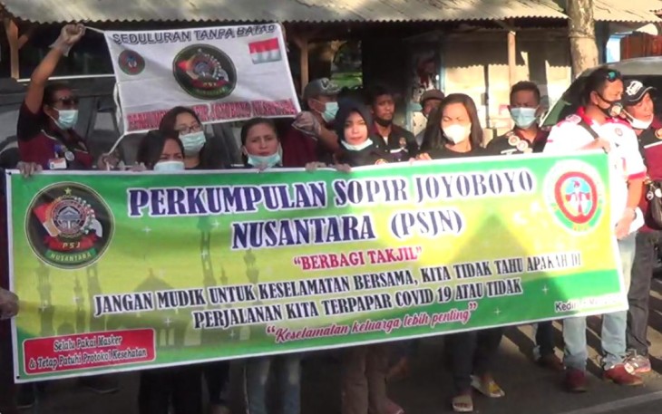 PSJN dan API Kediri Gelar Kampanye Tidak Mudik 