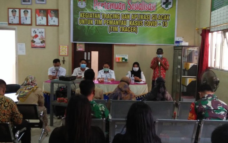 Samakan Persepsi Babinsa Kodim 1203/Ktp Hadiri Tracing Dan Aplikasi Silacak