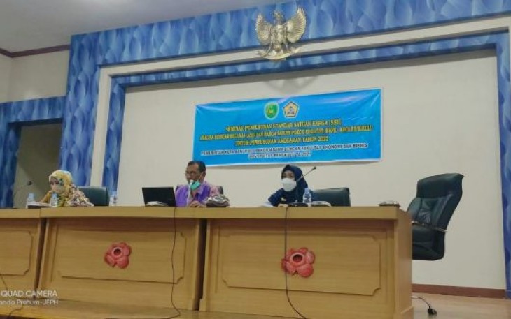 Pemkot Gelar Seminar penyusunan ASB, SSH dan HSPK
