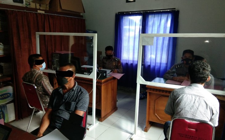 Terduga Pelaku Diamankan     