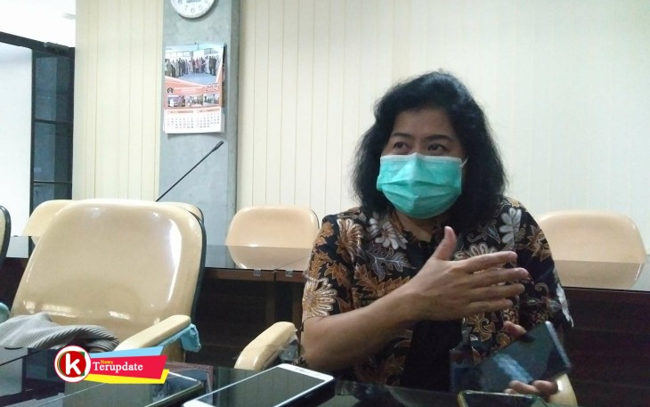 Direktur RSUD Srengat Kabupaten Blitar Pantjarara Budiresmi (foto : Faisal NR / Klikwarta.com Blitar) 