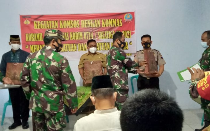 Koramil 15/Bergas Gelar Komsos