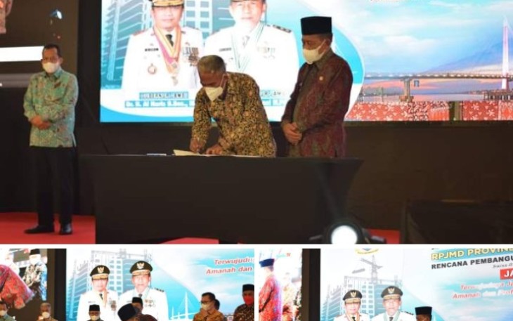 Wakil Gubenur Jambi Drs. H. Abdullah Sani membuka acara Musrembang RPJMD di Hotel Swiss Bell Jambi.