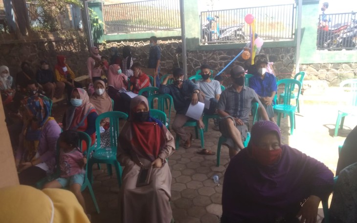 Pemerintah Kec.Wado, Kab.Sumedang  "Giat Monitoring Vaksinasi Di Setiap Desa" Bersama Puskes Wado
