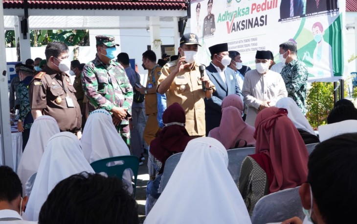 MUI Gelar Vaksinasi, Walikota Tebing Tinggi Ajak Alim Ulama Aktif Sosialisasikan Program Vaksinasi Covid-19 
