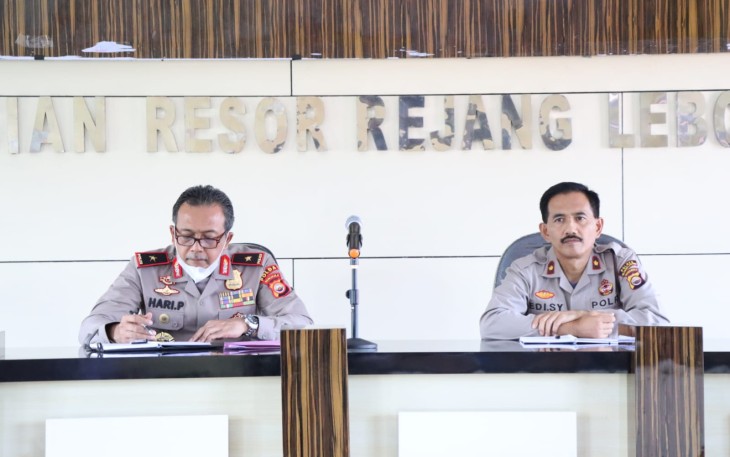 Kunker Ke Polres RL, Wakapolda Ingatkan Untuk Bekerja Sesuai SOP
