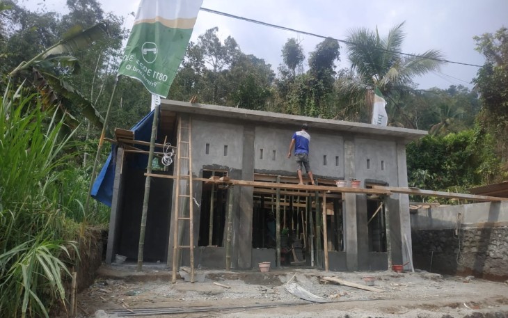 Pengerjaan Mushola di TMMD Sudah Mencapai 50 Persen 