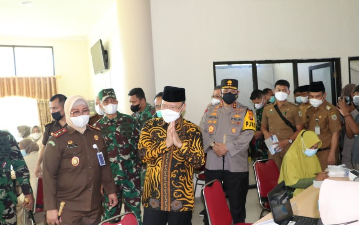Kapolda Bengkulu Dukung Serbuan Vaksin yang Digelar Kajati