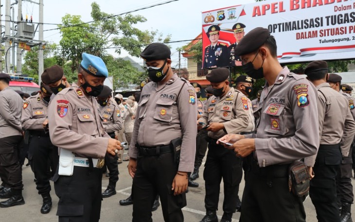 Si Propam Polres Tulungagung menggelar kegiatan Operasi Penegakan, Ketertiban dan Disiplin (Gaktibplin)