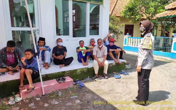 Kapolsek Panyingkiran -Polres Majalengka, Inilah !! Imbauan Polwan Bhabinkamtibmas Dalam Giat Sambangnya