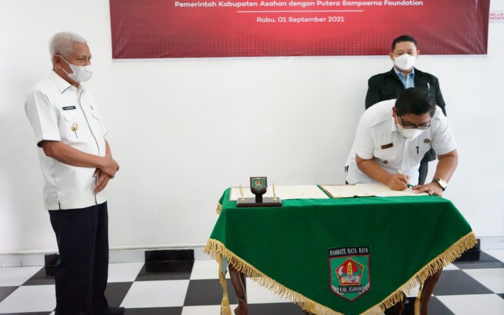 Disdik Asahan Jalin MOU Dengan Putera Sampoerna Foundation 