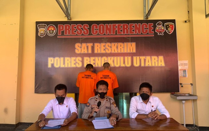 Ungkap Kasus Pencabulan, Polres Bengkulu Utara Release 2 Tersangka