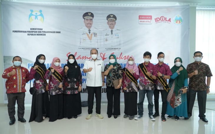 Kota Tebing Tinggi Raih Penghargaan Kota Layak Anak Kategori Madya Tahun 2021