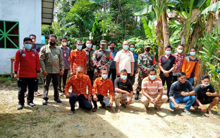 Babinsa Koramil Tewah Hadiri Pelatihan Pengendalian Karhutla di Desa Batu Nyapau