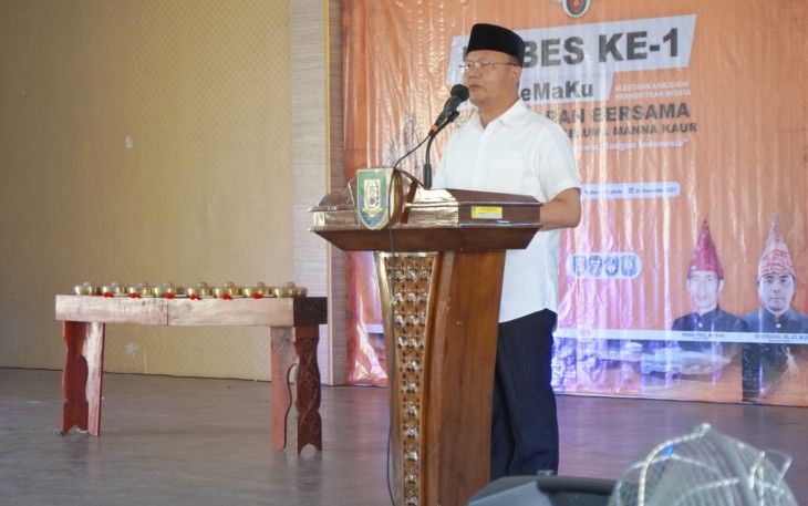 Gubernur Rohidin Mersyah hadir dan membuka Musyawarah Bersama ke -1 IKA SEMAKU