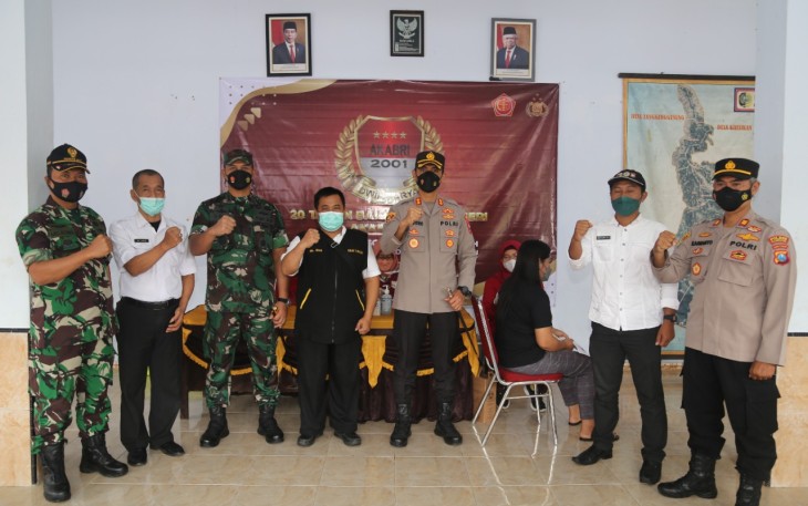  AKABRI Angkatan 2001 menggelar Vaksinasi Massal untuk masyarakat umum mulai dari usia 12 tahun keatas hingga lansia di Kabupaten Tulungagung