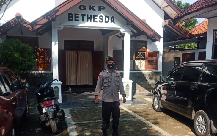 Kapolsek Dawaun-Polres Majalengka, Melakukan Patroli Cipatakan Situasi Aman dan Kondusif Kontrol Tempat Ibadah Gereja