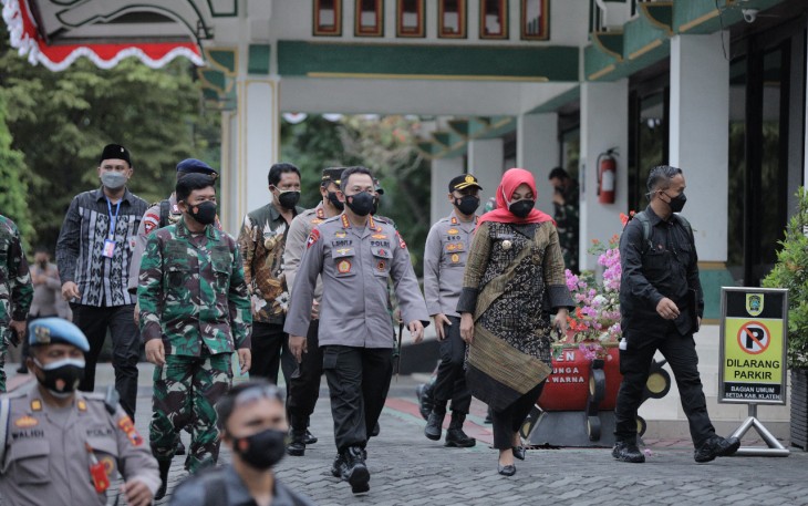 Menkes, Panglima TNI dan Kapolri Tinjau Penanganan Covid-19 di Klaten