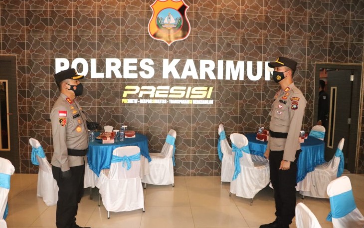 Kapolres Karimun Pimpin Sertijab Kabag Ren Polres Karimun
