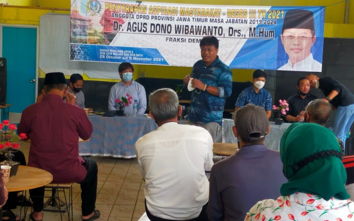 Agus Dono Dapat Keluhan Berbagai Persoalan dari Warga Batu
