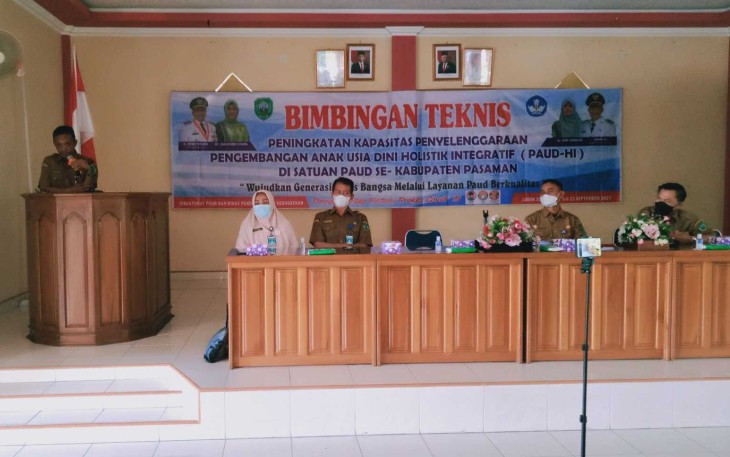 Dinas Pendidikan Pasaman Adakan Bimbingan Tekhnis