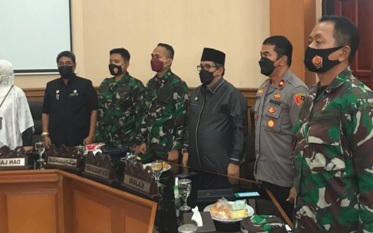 Waka Polres Majalengka Hadiri Rapat Paripurna di Gedung DPRD Majalengka