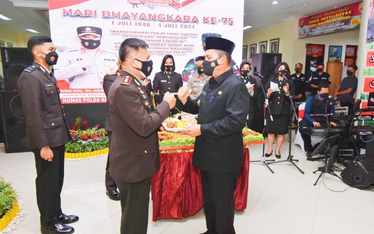 Polda Kepri Gelar HUT Bhayangkara ke-75