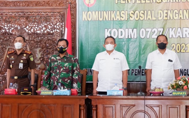 Kodim 0727/Karanganyar Pererat Silaturahmi Sinergitas