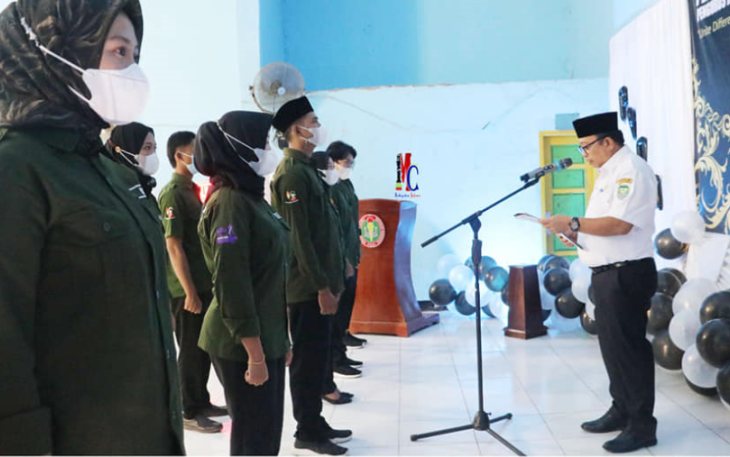 Pelantikan Dan Serah Terima Jabatan Pengurus Ikatan Bujang Gadis Dan Putri Parawisata seluma Periode 2021-2023