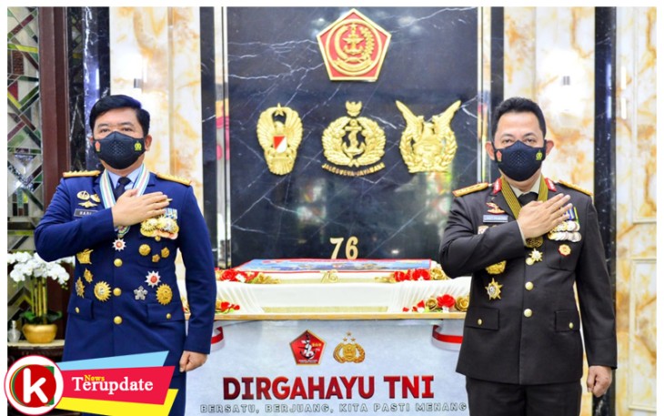 Peringatan HUT ke-76 TNI 