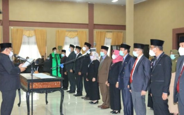 Integritas dan Loyalitas Pejabat yang Baru Dilantik Ditunggu oleh Walikota Bengkulu